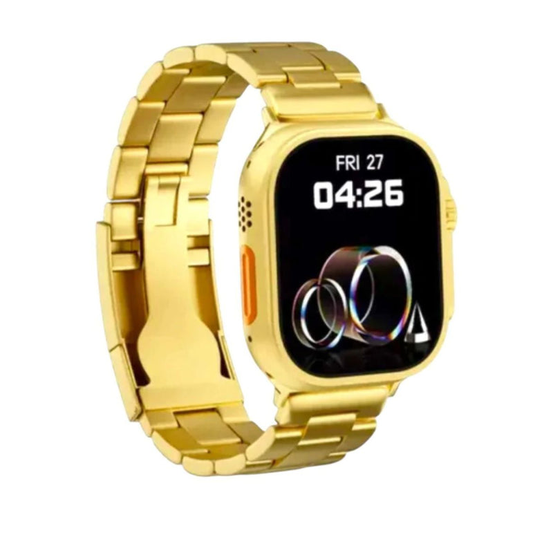 Smart Watch ultra mini gold unisex 48mm - 2 straps - cod75